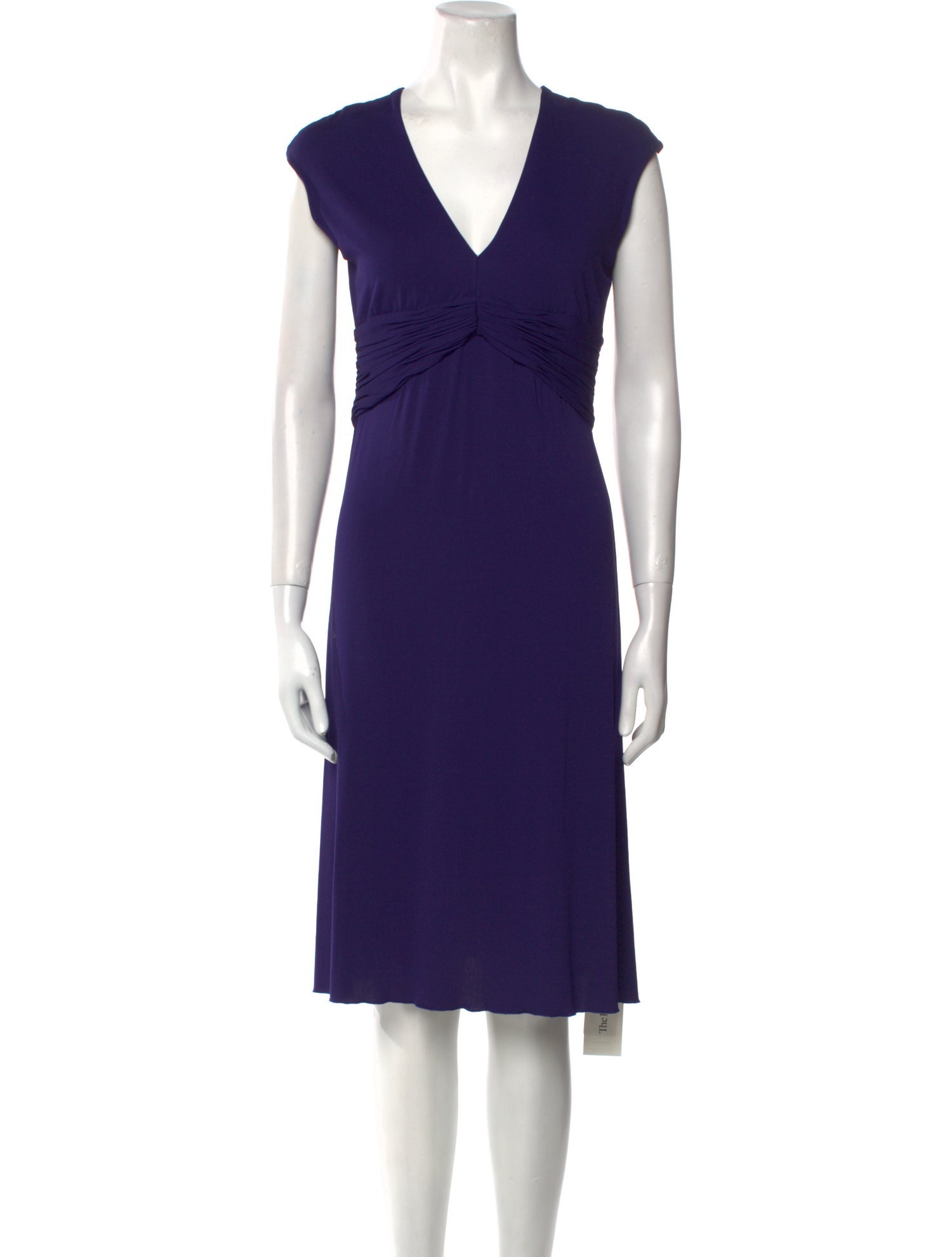 Roberto Cavalli V-Neck Knee-Length Dress